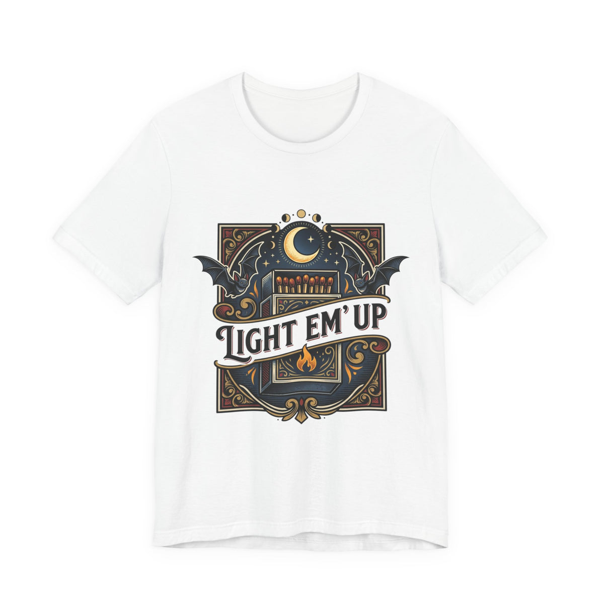 Light Em Up Tee — Vintage Matchbox Graphic T-Shirt