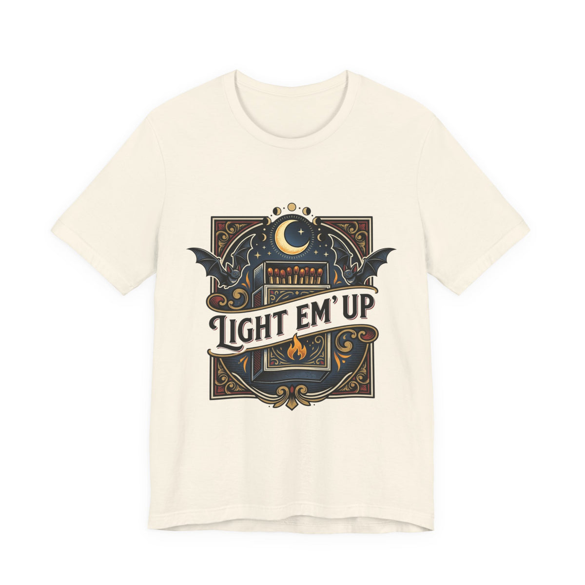 Light Em Up Tee — Vintage Matchbox Graphic T-Shirt