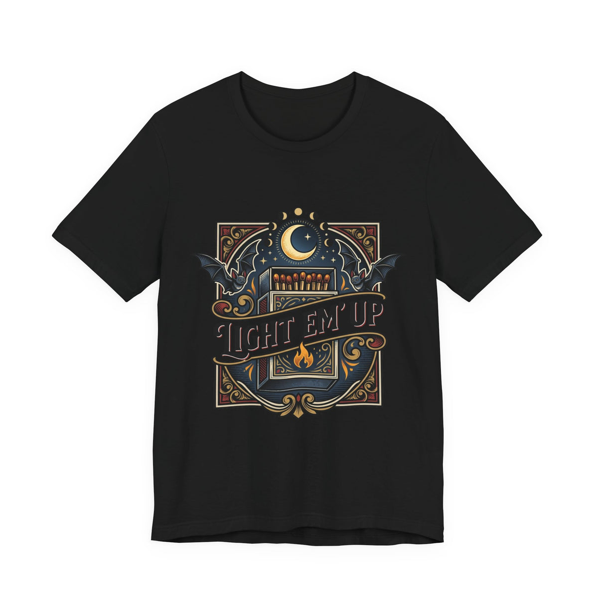Light Em Up Tee — Vintage Matchbox Graphic T-Shirt