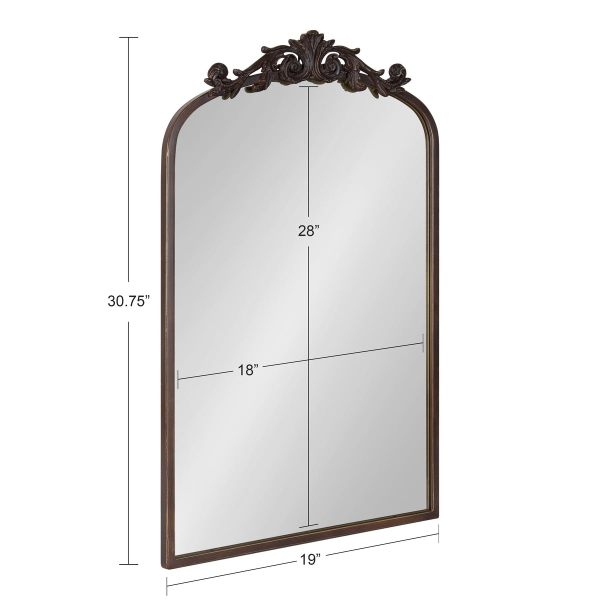 The Arendahl | Ornate Baroque Arch Mirror