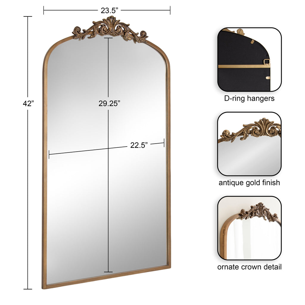 The Arendahl | Ornate Baroque Arch Mirror