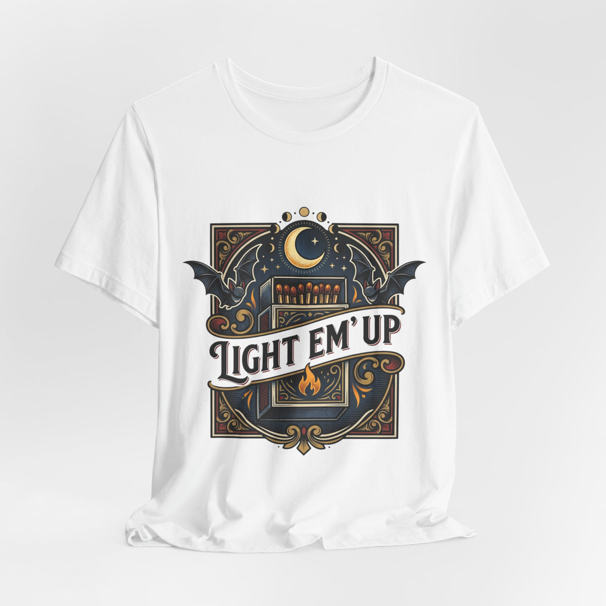 Light Em Up Tee — Vintage Matchbox Graphic T-Shirt