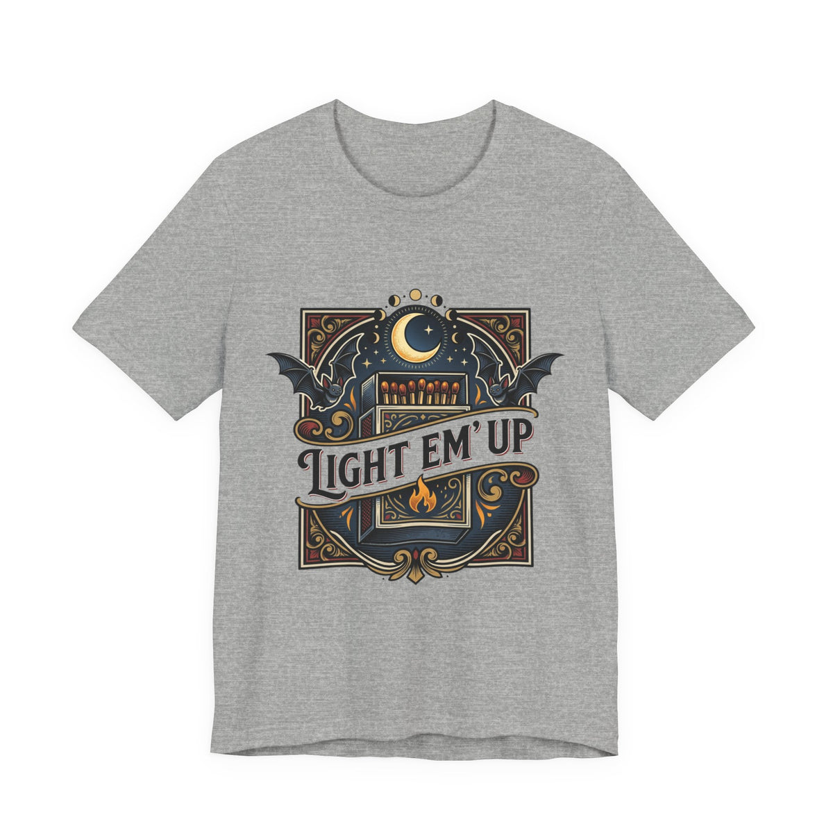 Light Em Up Tee — Vintage Matchbox Graphic T-Shirt
