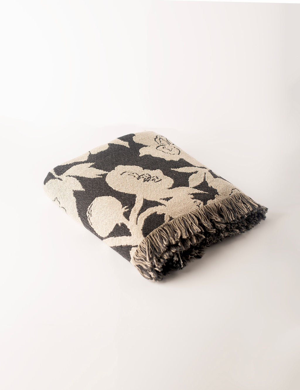 Addy Tuffet | Reversible Floral Cotton Throw