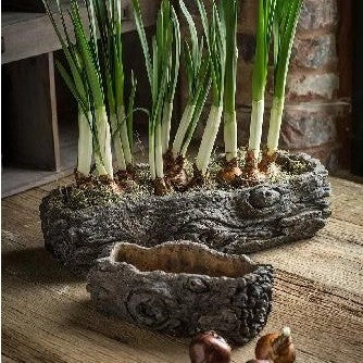 Woodland Log Planter