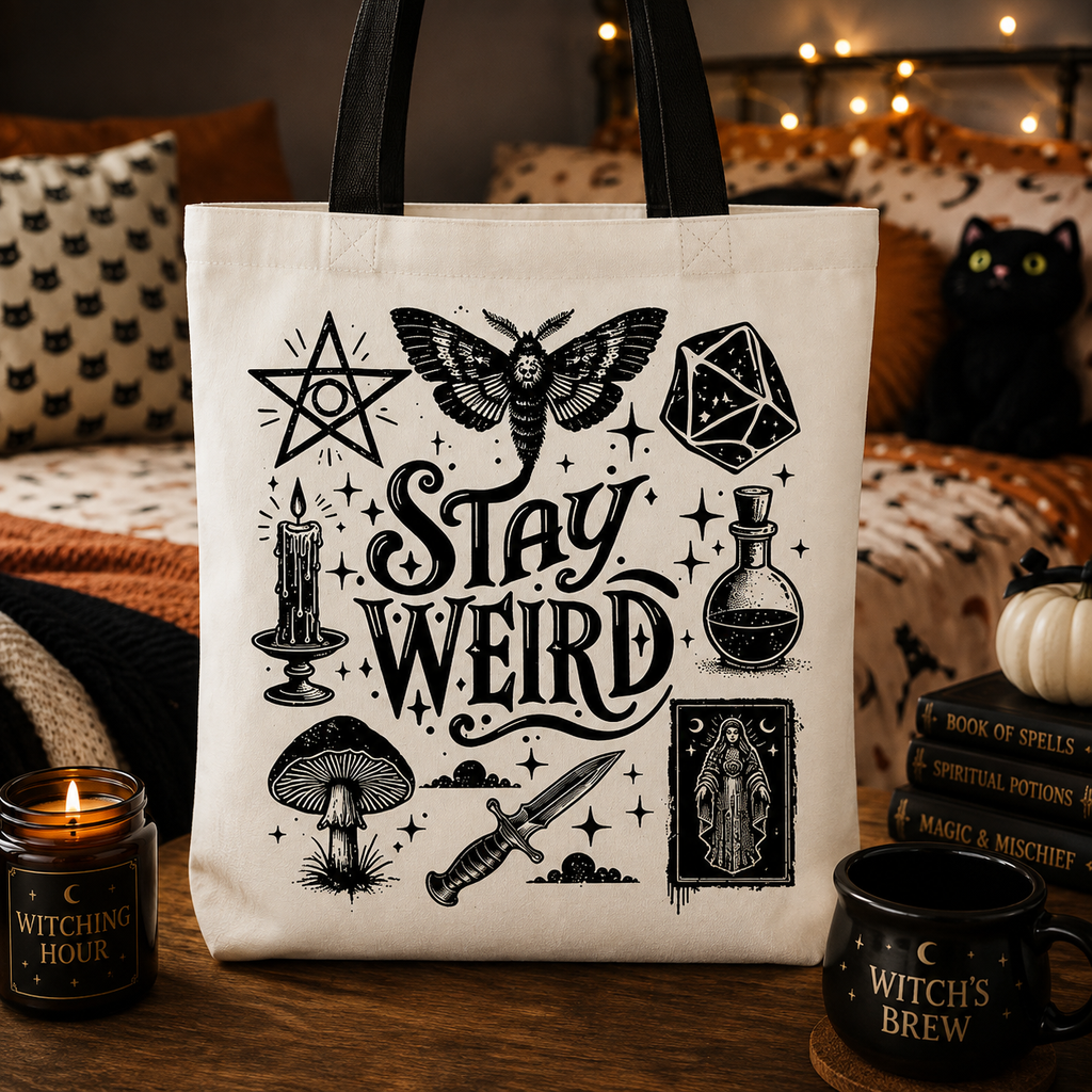 Stay Weird Witchy Tote