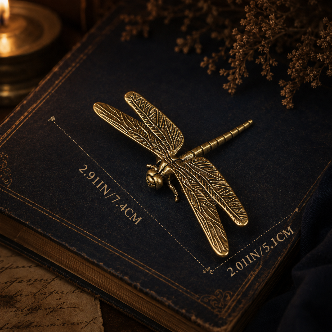 Vintage Dragonfly Shelf Ornament