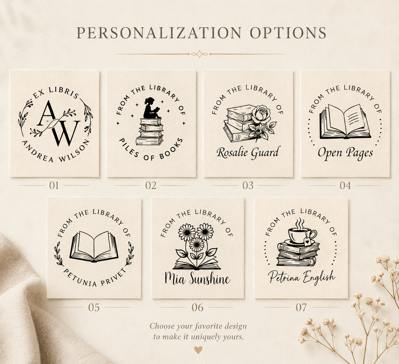 Personalized Library Embosser