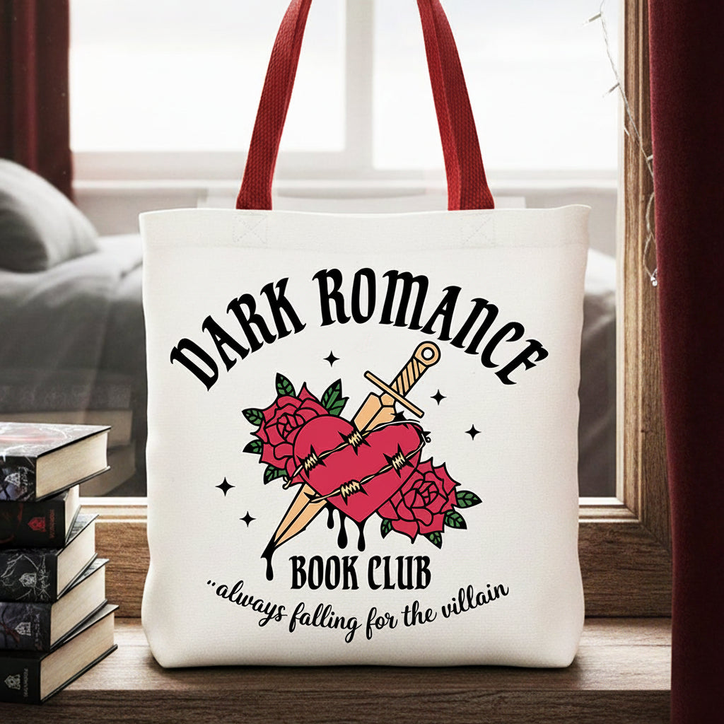Dark Romance Book Club Canvas Tote