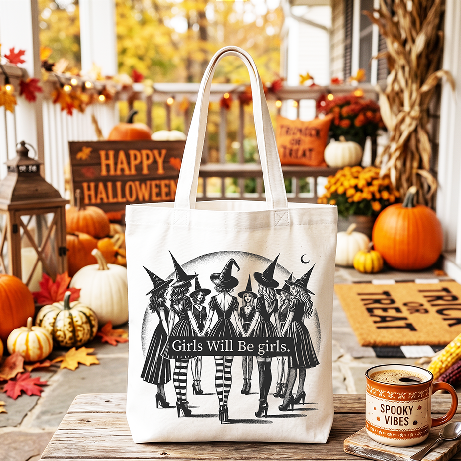 Girls Will Be Girls Witchy Tote