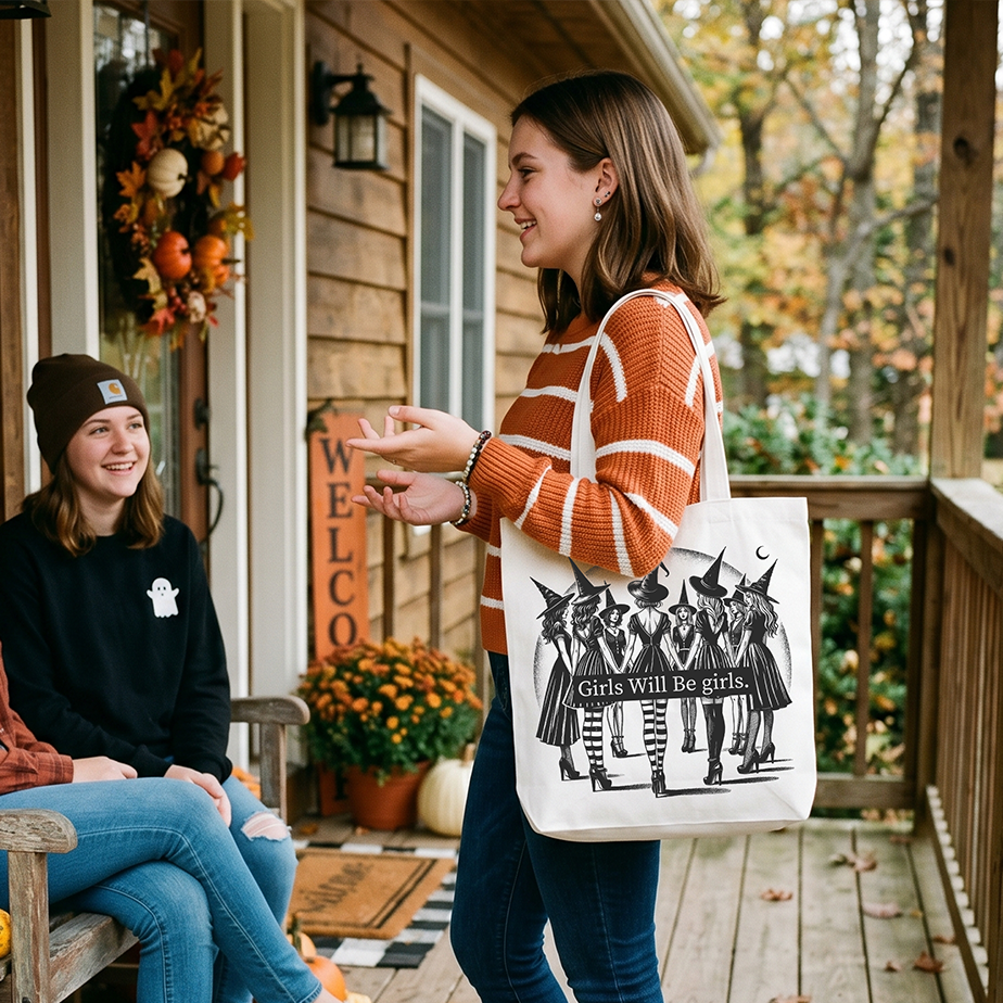 Girls Will Be Girls Witchy Tote