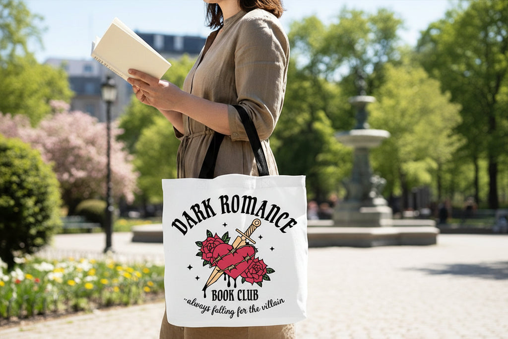 Dark Romance Book Club Canvas Tote