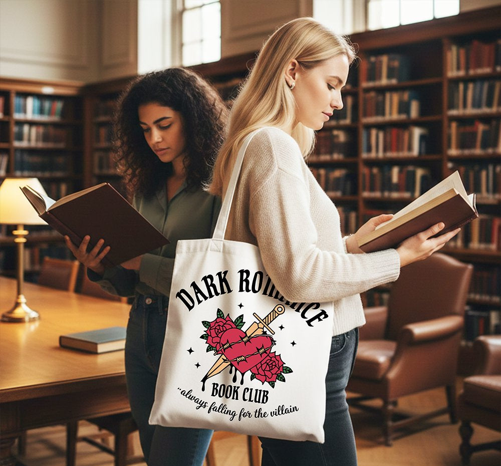 Dark Romance Book Club Canvas Tote