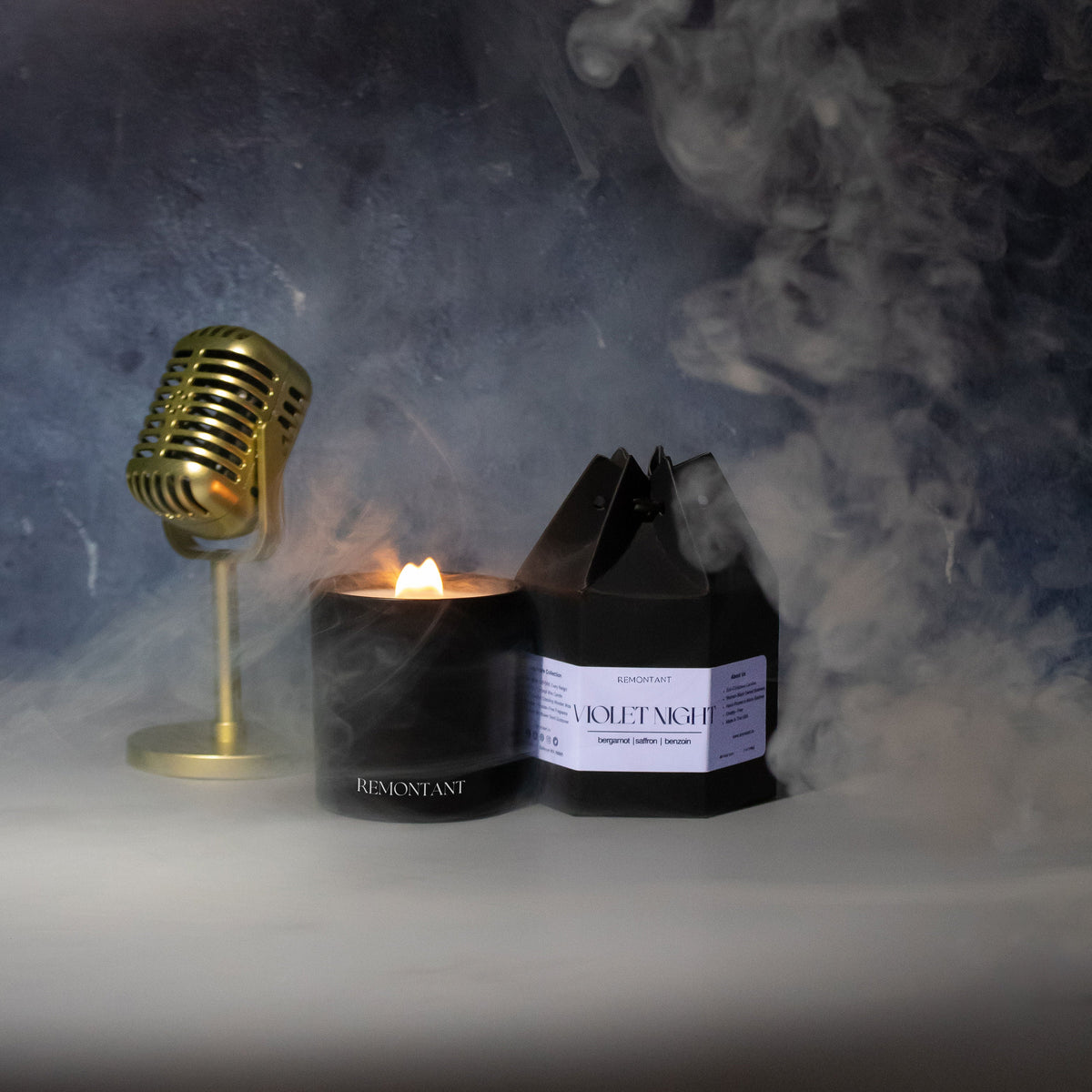 Violet Night | Crackling Wood Wick Candle