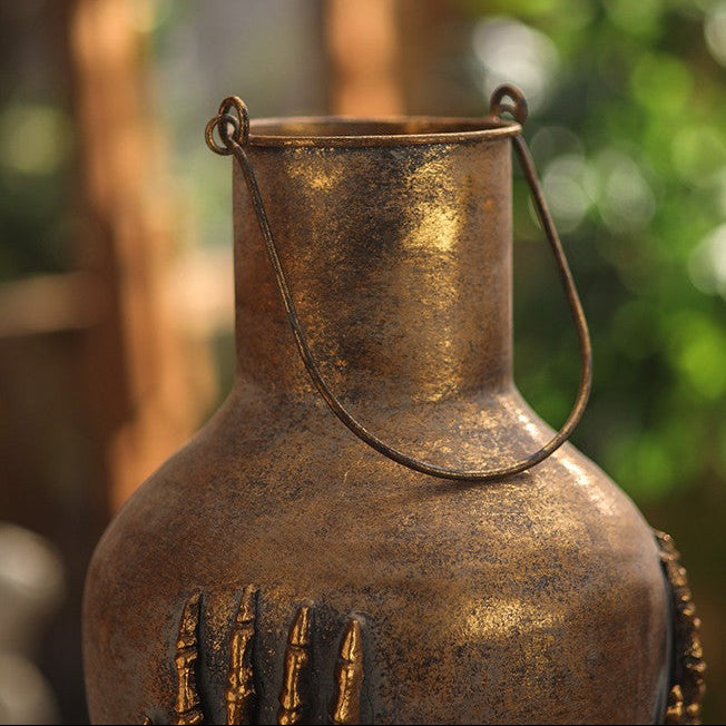 The Relic | Skeleton Hands Iron Vase