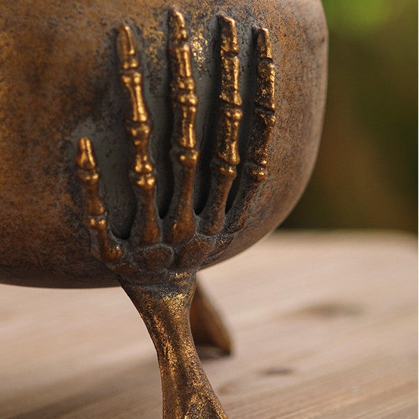 The Relic | Skeleton Hands Iron Vase