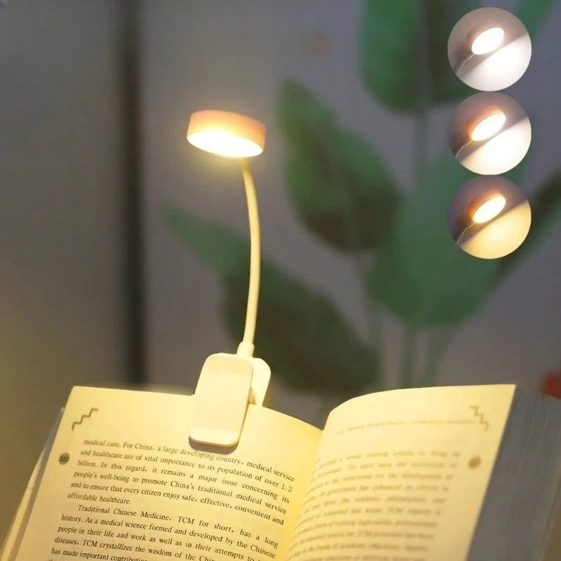 Soft Glow Clip-On Reading Light