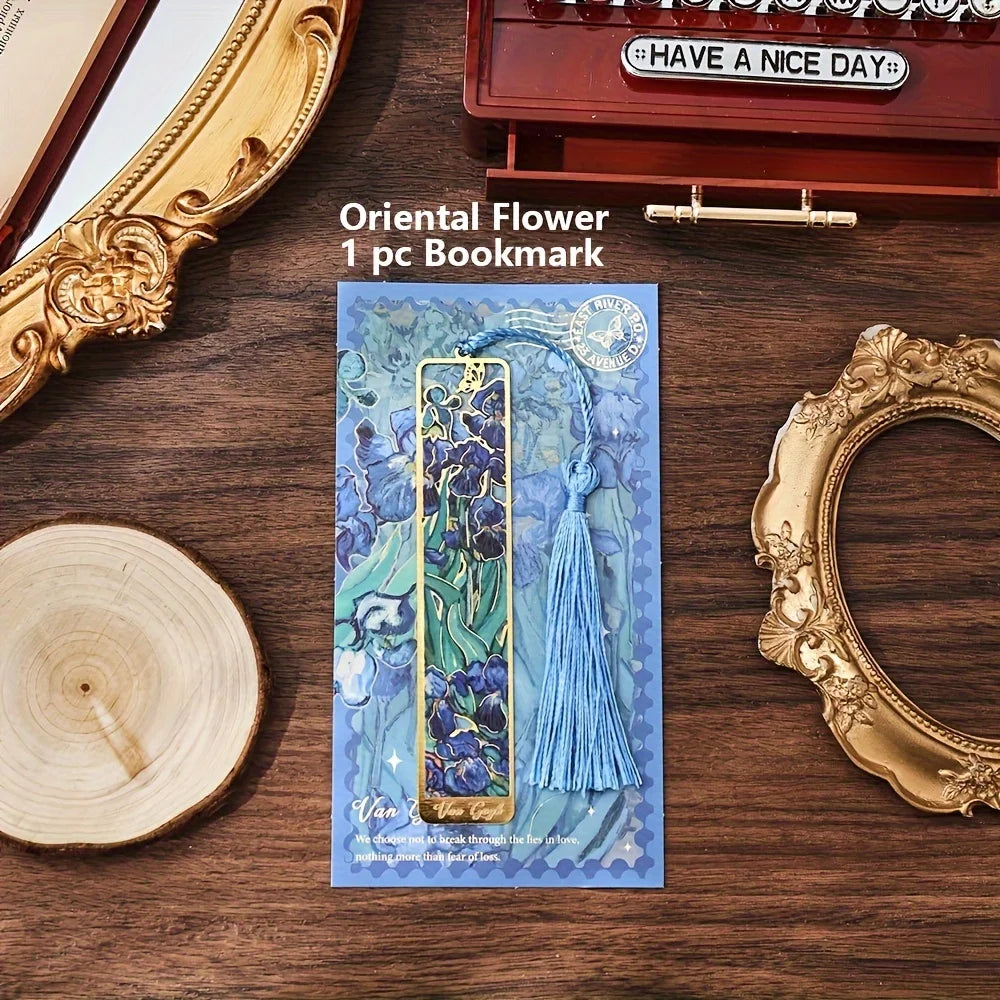 Vintage Art Metal Bookmark