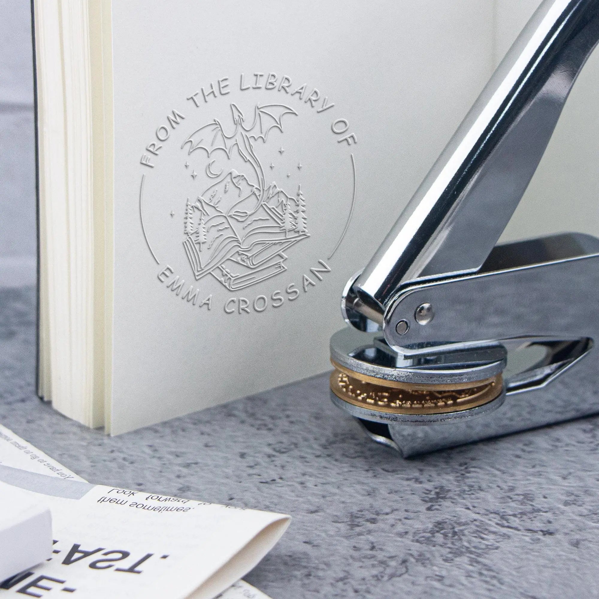 Personalized Library Embosser