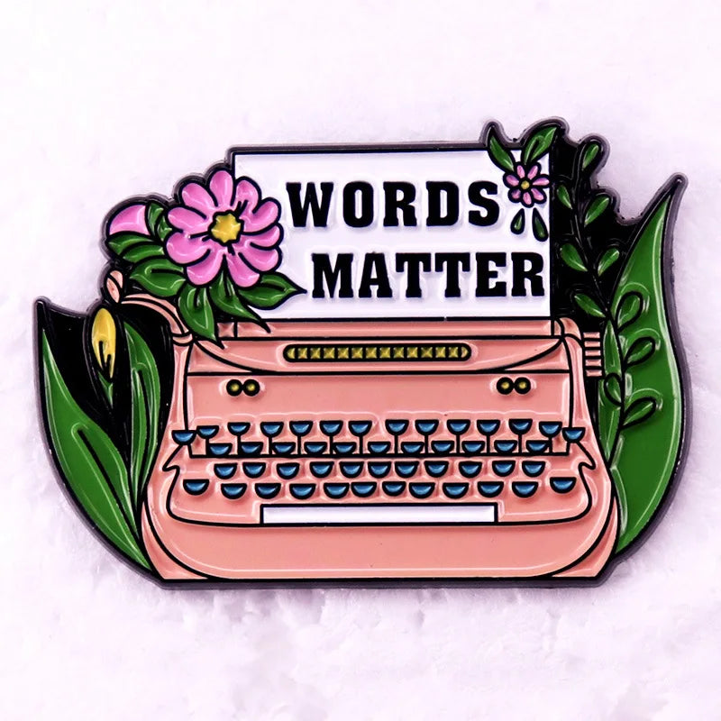 Book Lover Enamel Pins