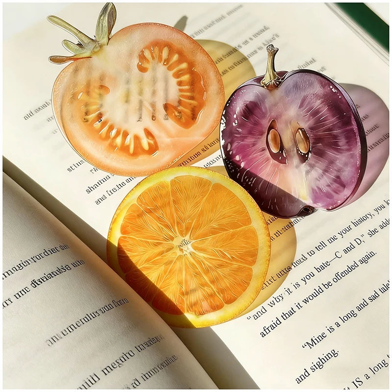 Acrylic Fruit Bookmark