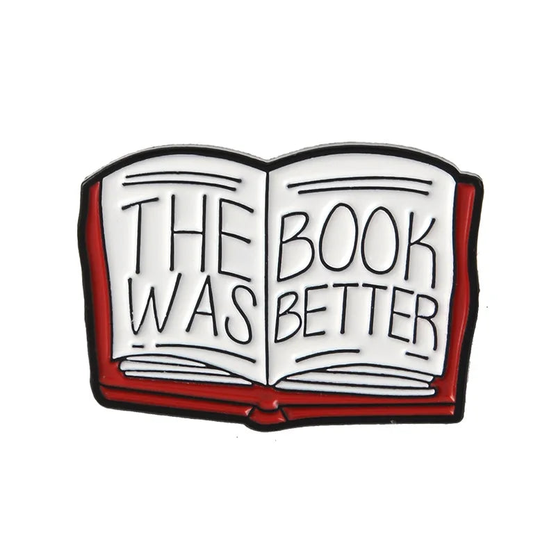 Book Lover Enamel Pins