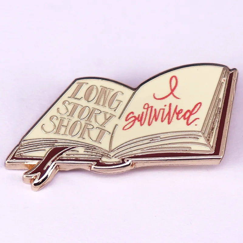 Book Lover Enamel Pins