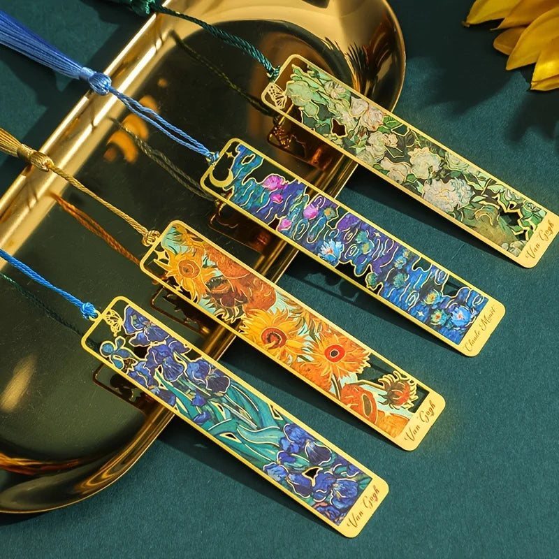 Vintage Art Metal Bookmark