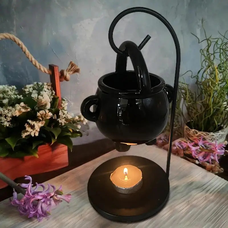 The Midnight Cauldron Oil Warmer
