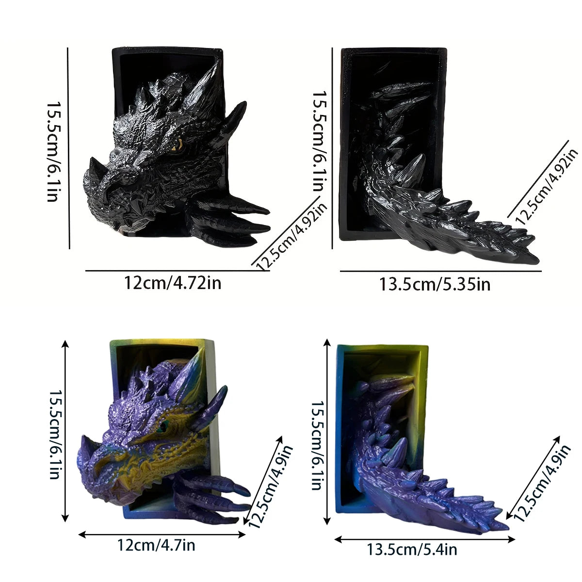 Dragon Guardian Bookends