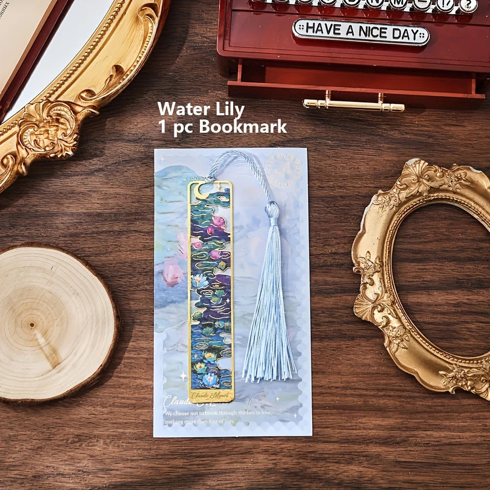 Vintage Art Metal Bookmark