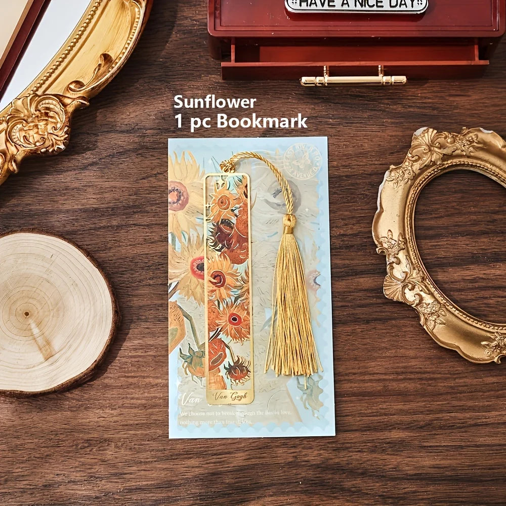 Vintage Art Metal Bookmark