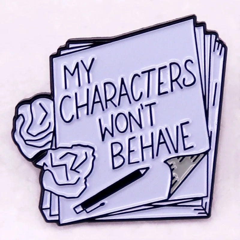 Book Lover Enamel Pins