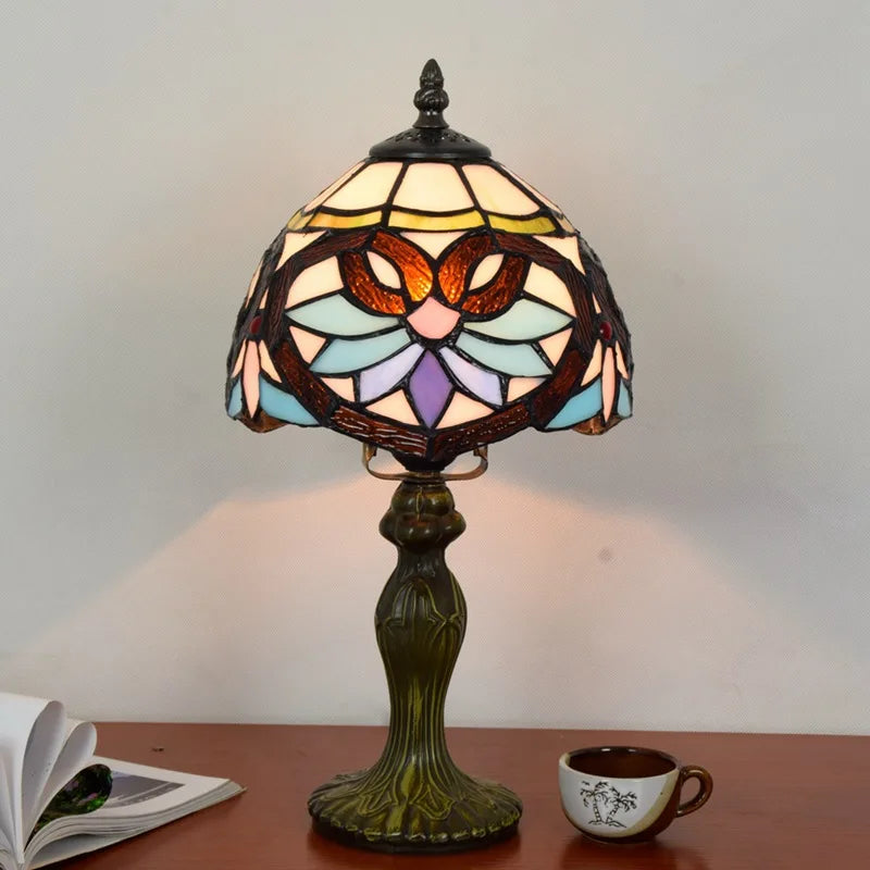 The Evermorrow Petite Stained Glass Lamp