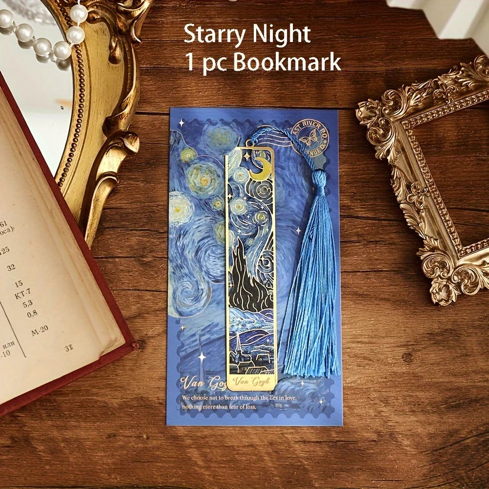 Vintage Art Metal Bookmark