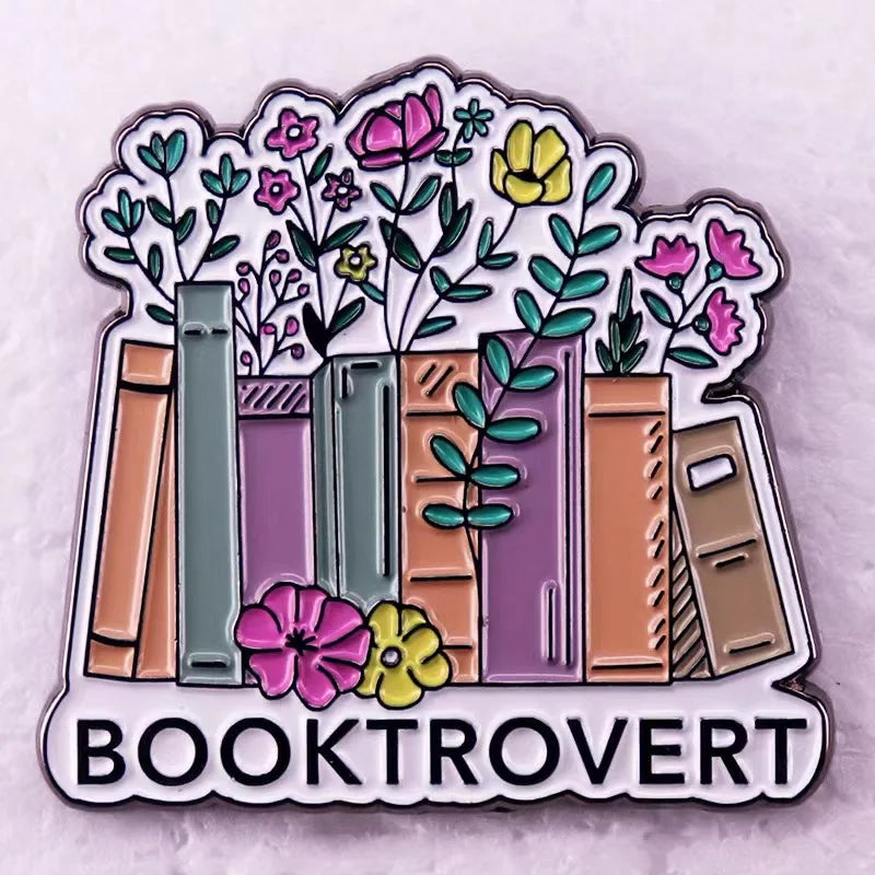 Book Lover Enamel Pins