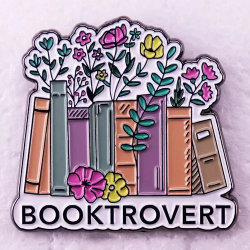 Book Lover Enamel Pins