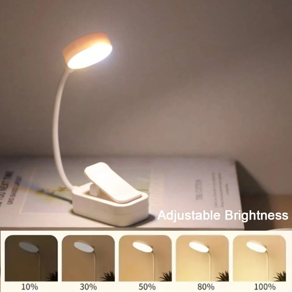 Soft Glow Clip-On Reading Light