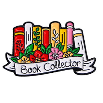 Book Lover Enamel Pins