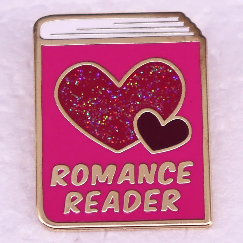 Book Lover Enamel Pins