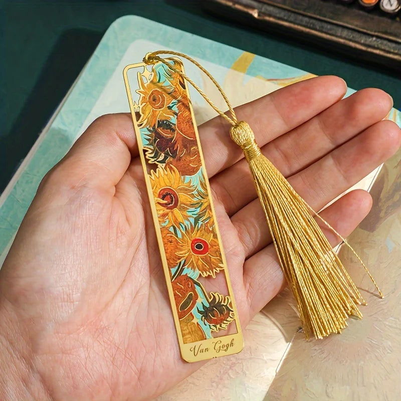 Vintage Art Metal Bookmark