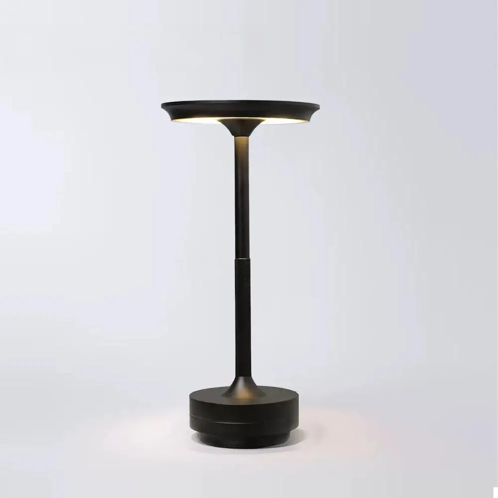 Black outdoor lamp on a white background