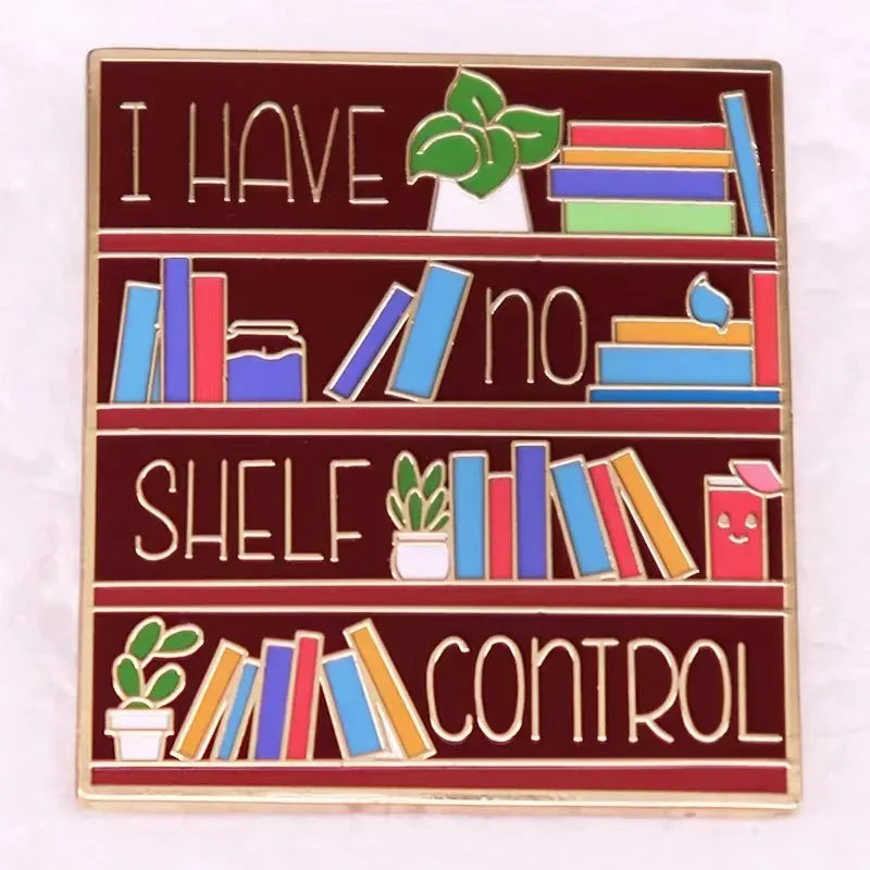 Book Lover Enamel Pins