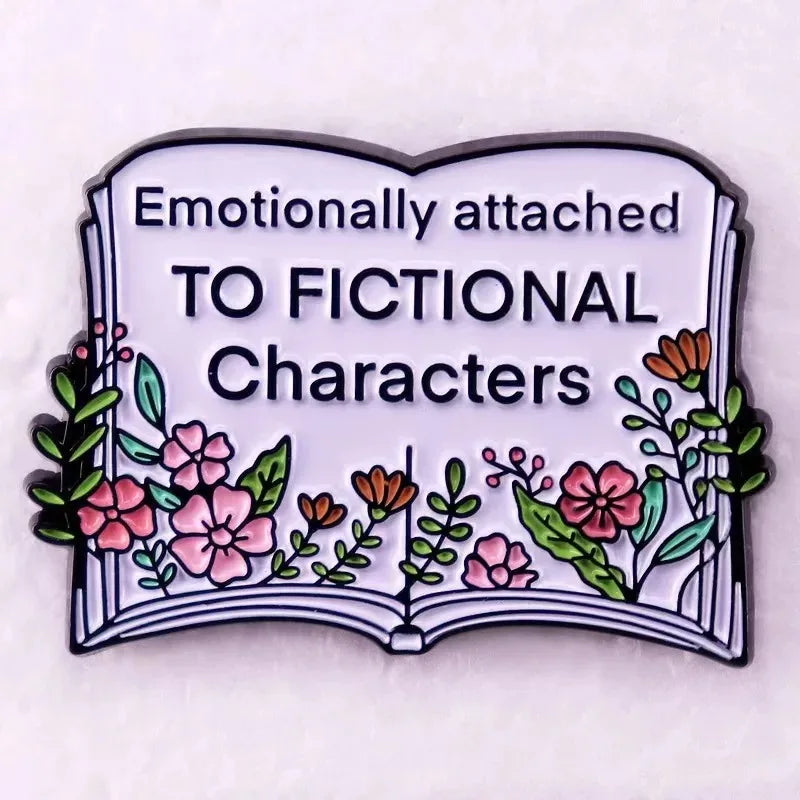 Book Lover Enamel Pins