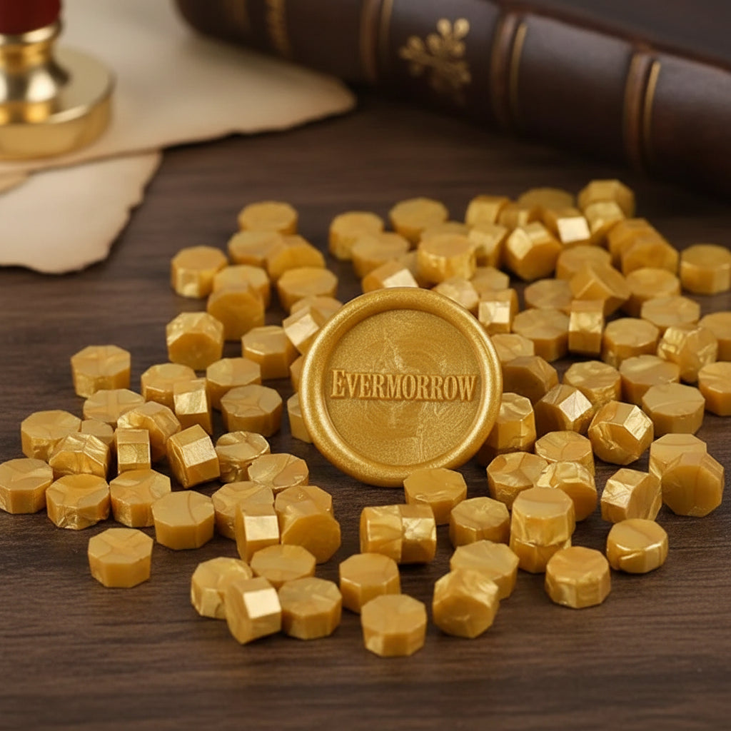 Vintage Sealing Wax Beads — 200 Piece Set