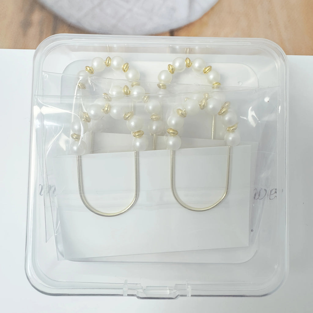 Gilded Pearl Page Clips.