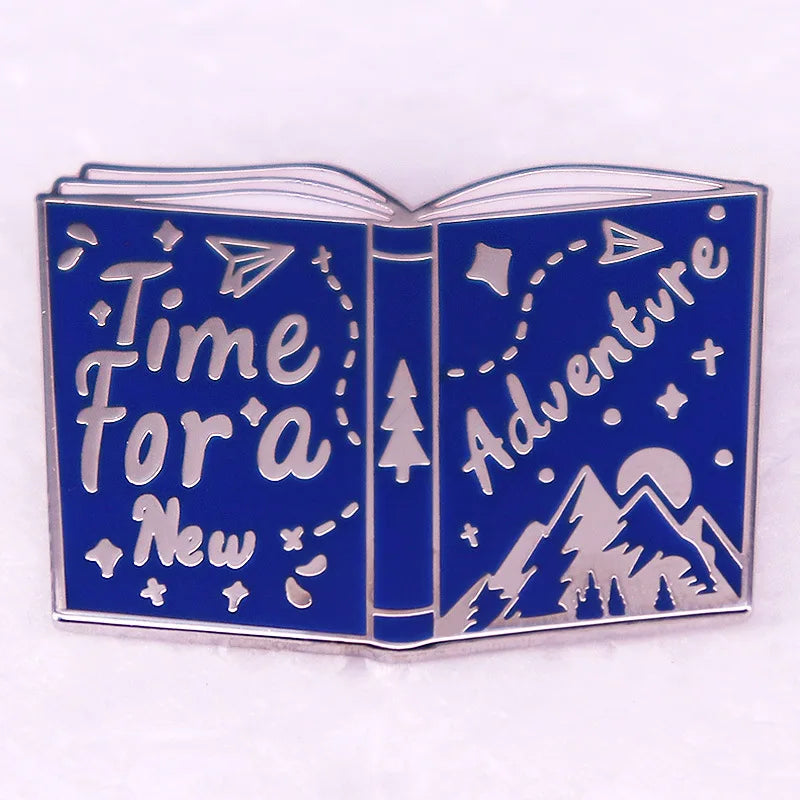 Book Lover Enamel Pins