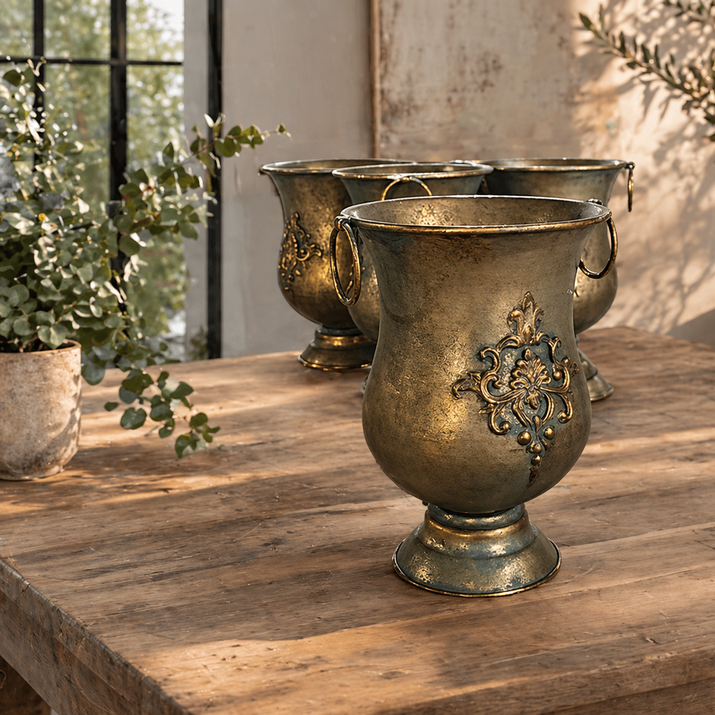 The Conservatory Urn | Vintage Iron Planter