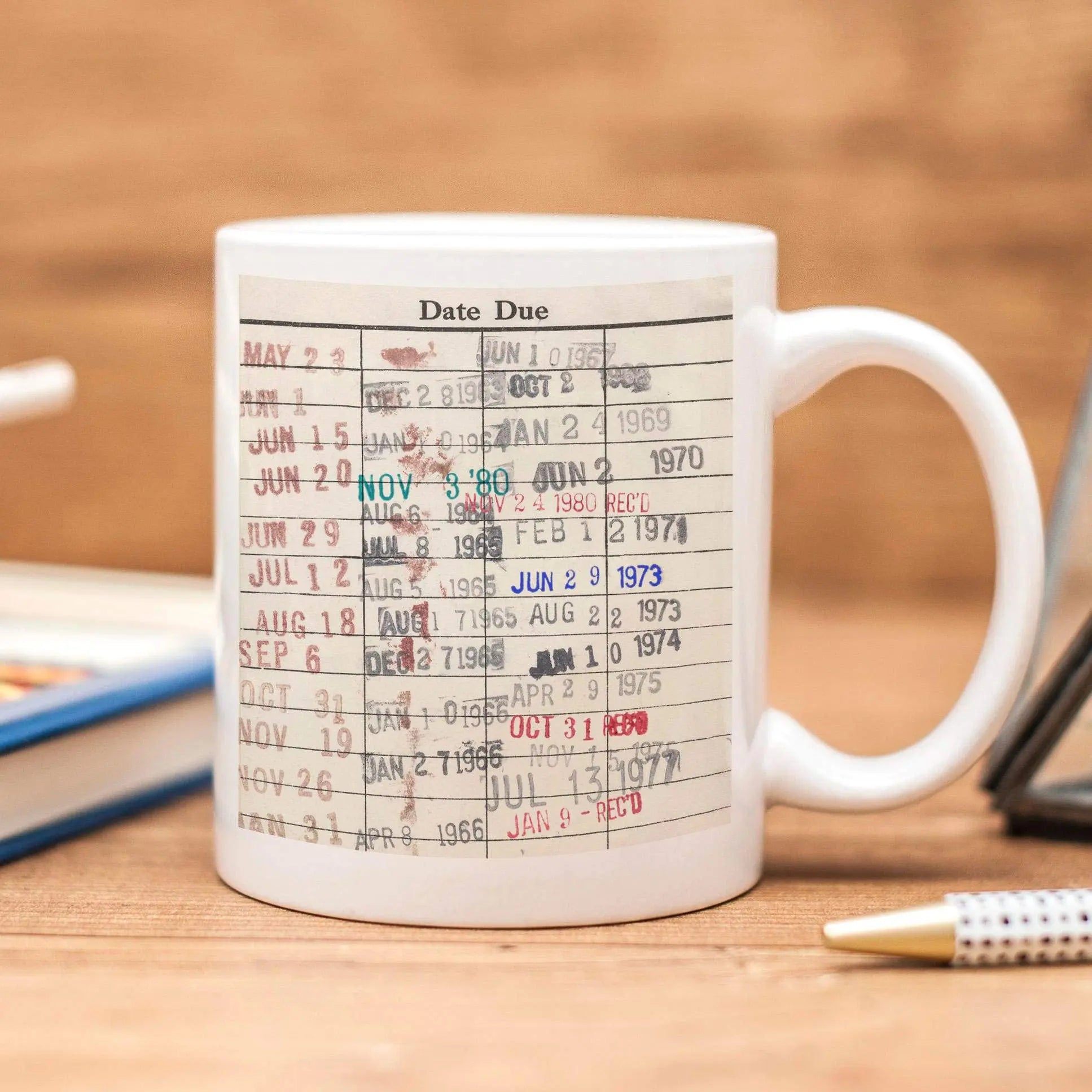 Library Card Coffee Mug