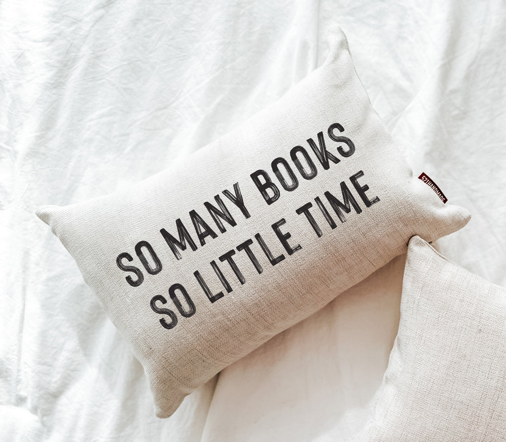 Book Pillow - So Many Books